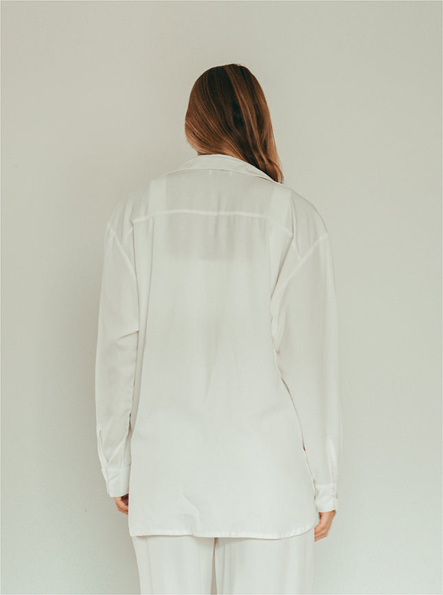 Shirt Breezy Manga Larga - Creamy