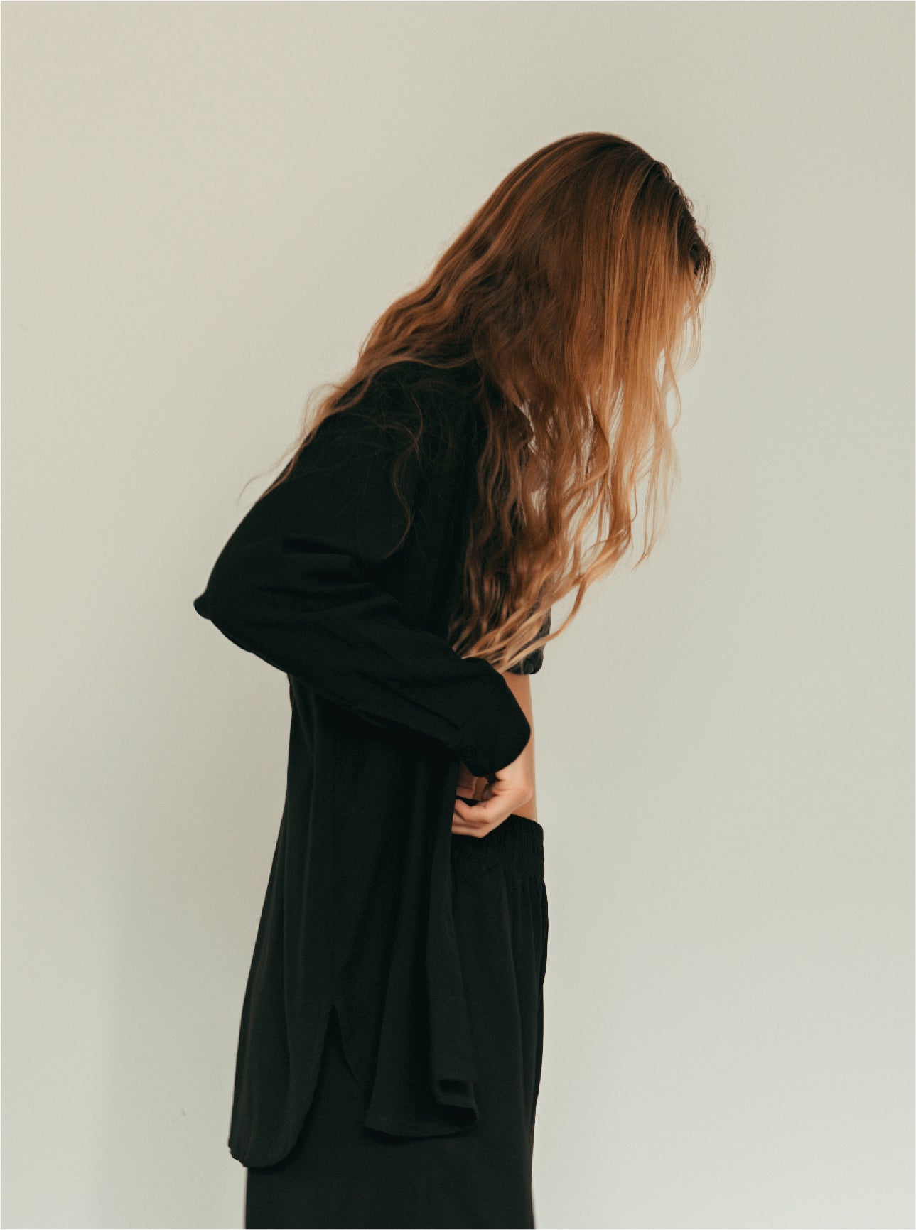 Shirt Breezy Manga Larga - Black