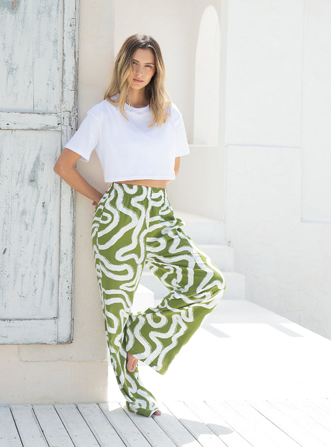 T-shirt Crop Sugar White