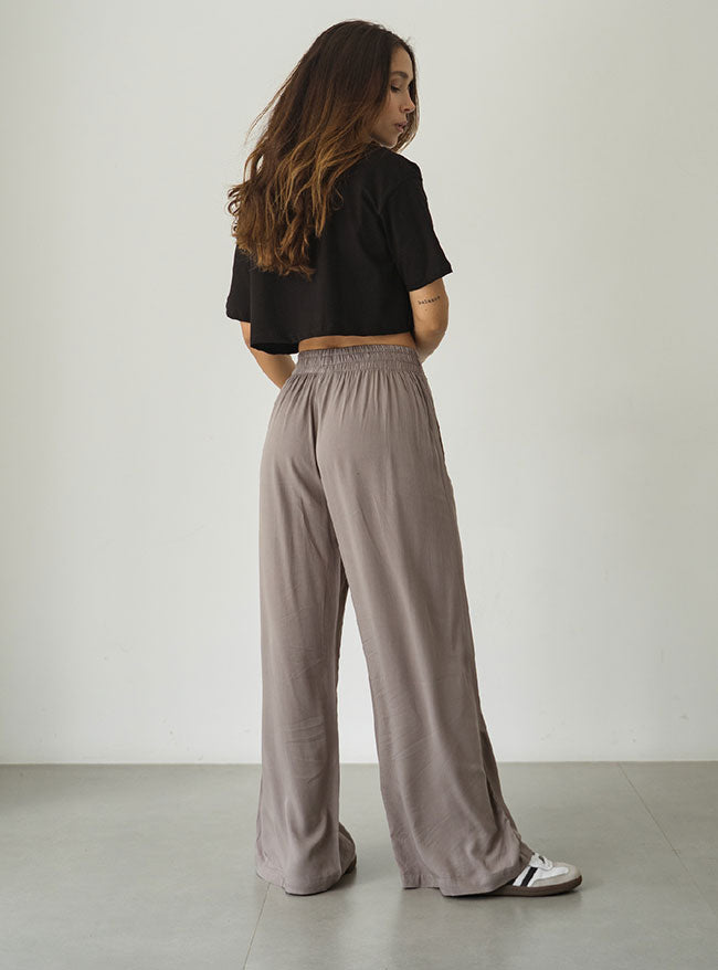 Palazzo Breezy Smoke