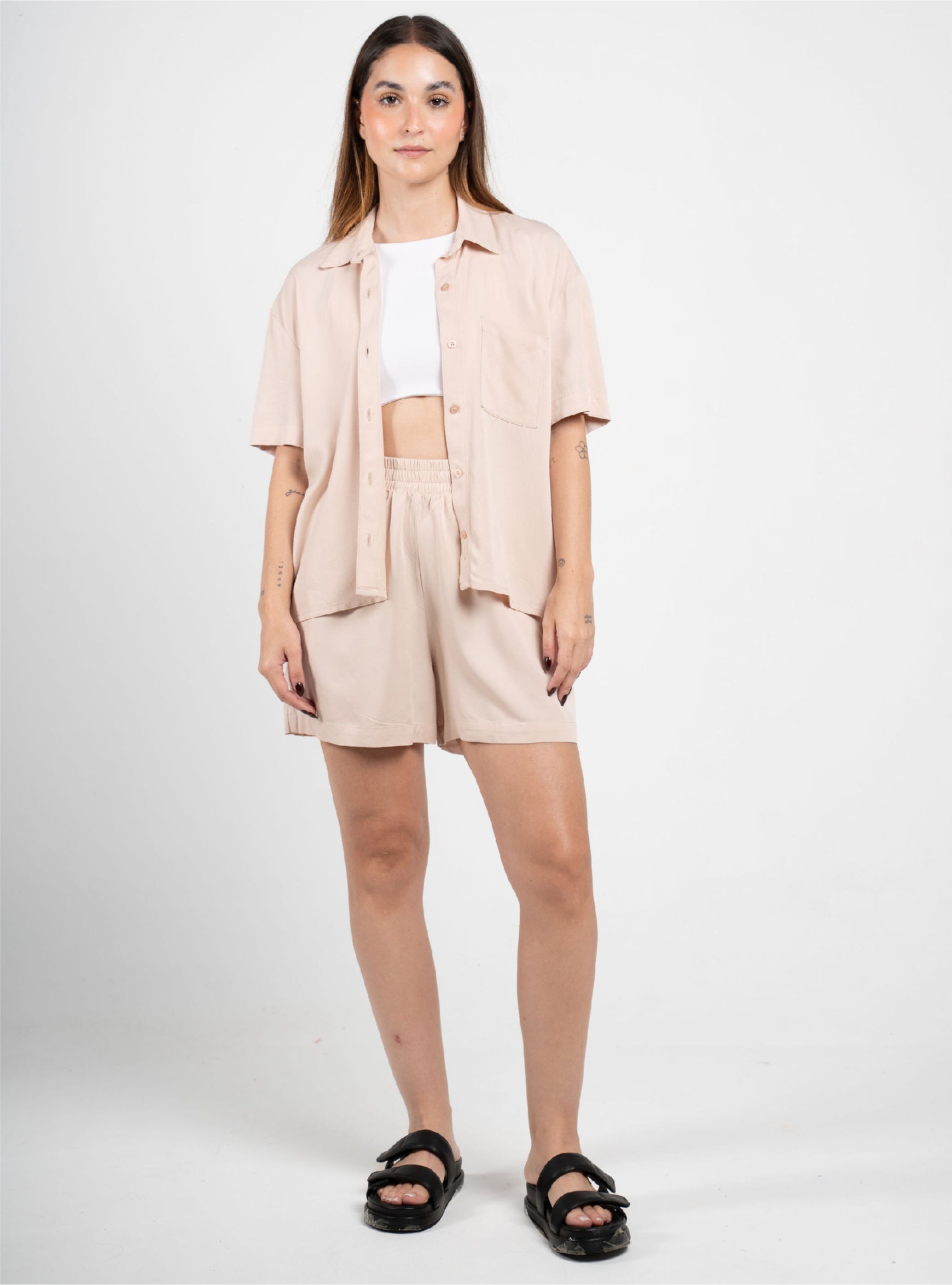 Shirt Breezy Manga Corta - Sand