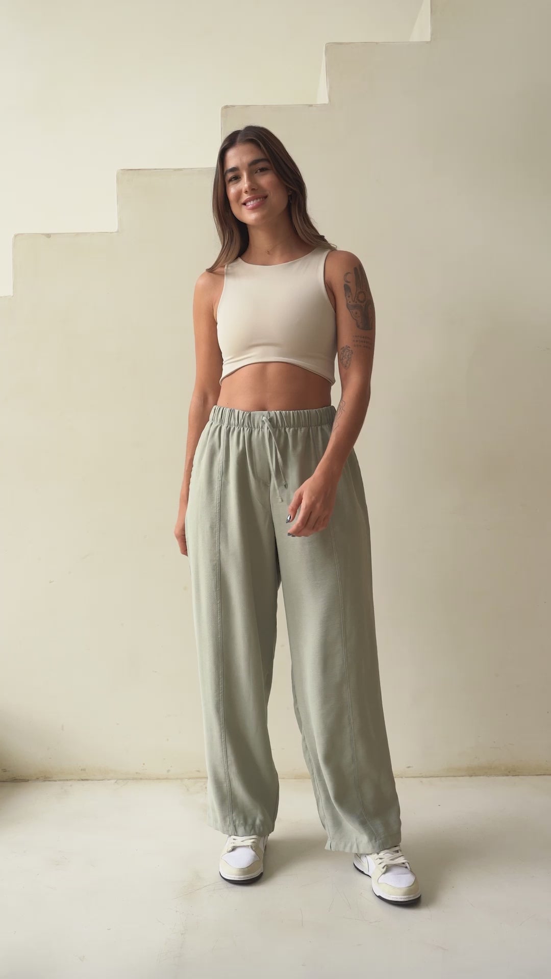 Crop top Soft - Sand