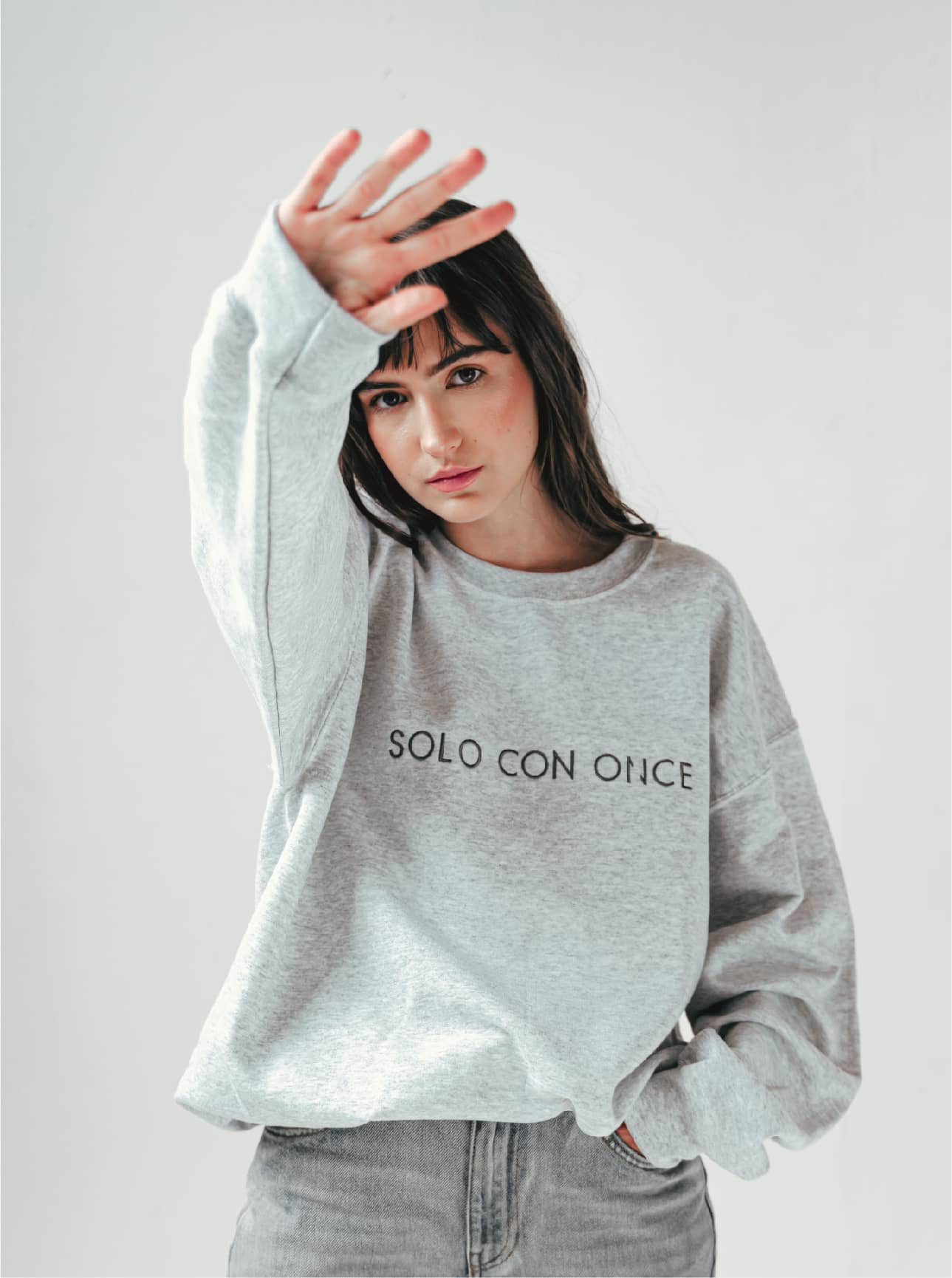 Buzo Jaspe Unisex - SOLO CON ONCE