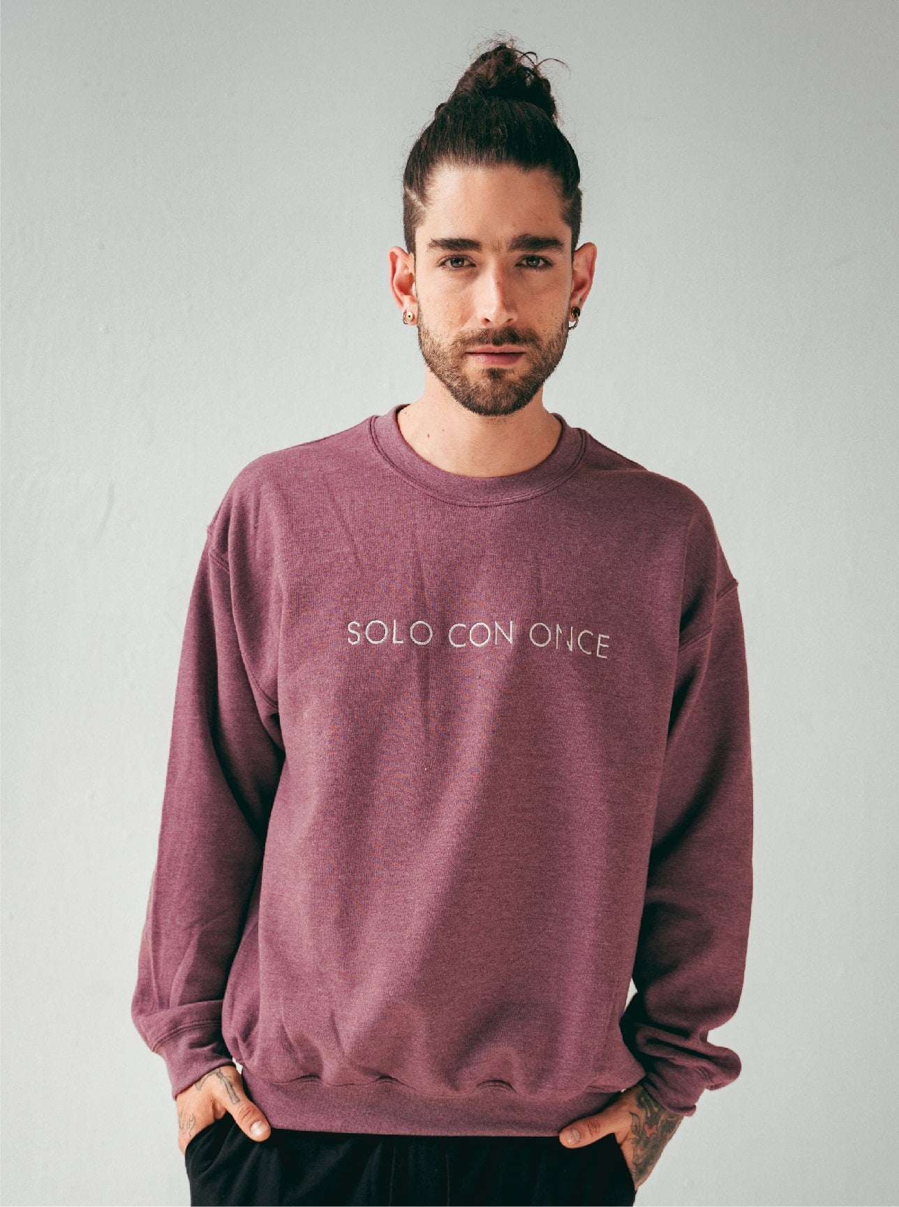 Buzo Vino Unisex - SOLO CON ONCE