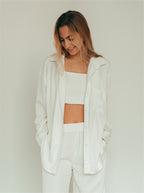 Shirt Breezy Manga Larga - Creamy