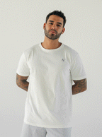 Cotton Tee Hombre - Marfil
