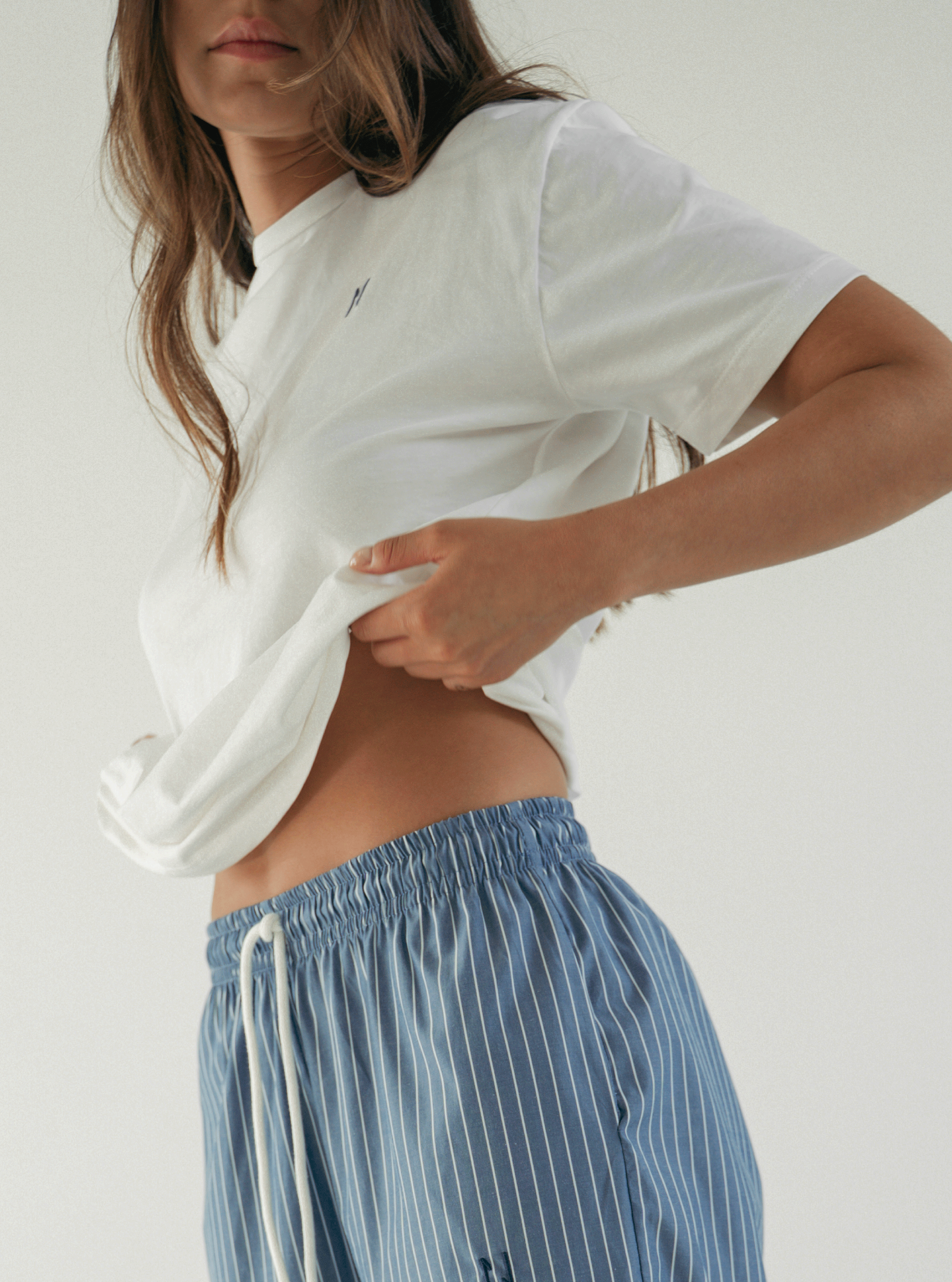 Cotton Tee Mujer - Marfil