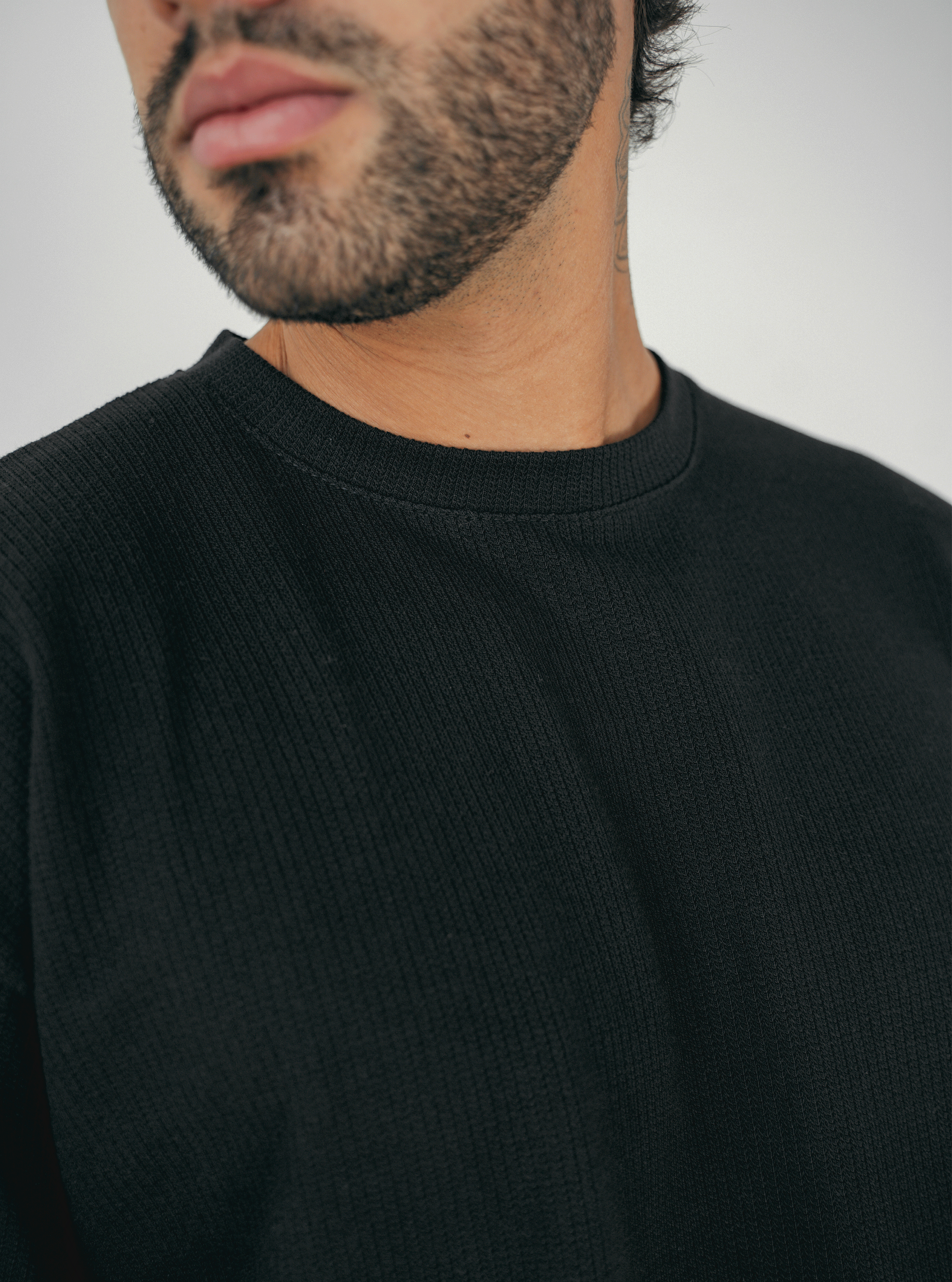 Grid Tee Black