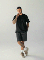 Grid Tee Black
