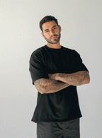 Grid Tee Black