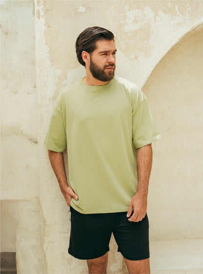 Camiseta Oversize Unisex - Matcha Solid