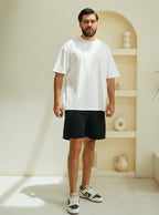 Camiseta Oversize Unisex - White Solid