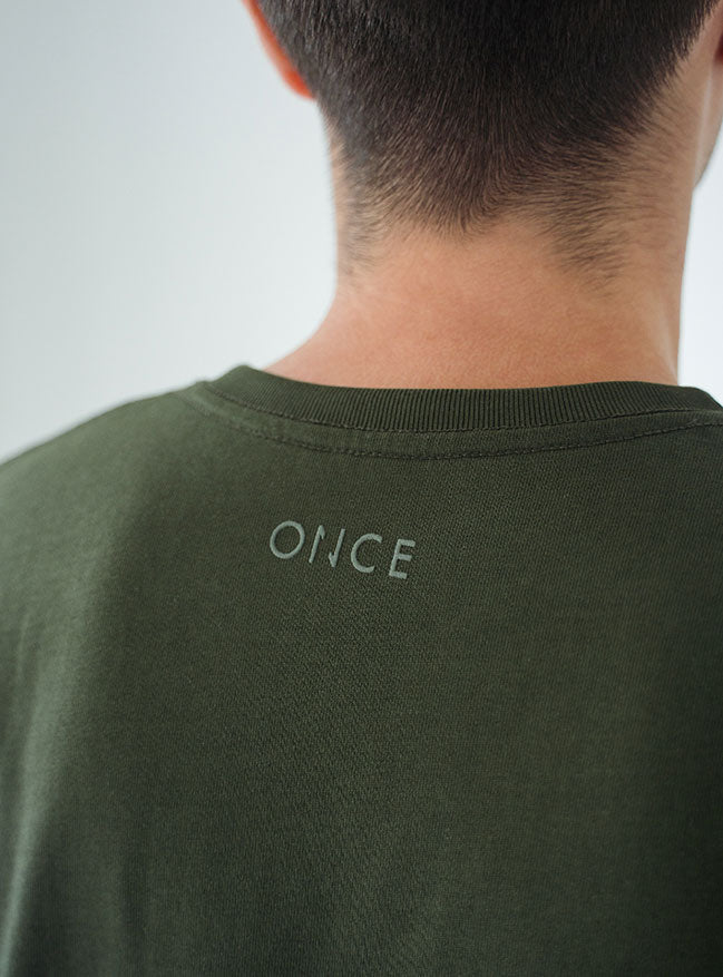 Camiseta Hombre Regular Fit - Militar