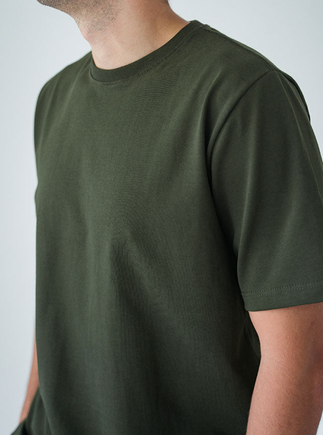 Camiseta Hombre Regular Fit - Militar