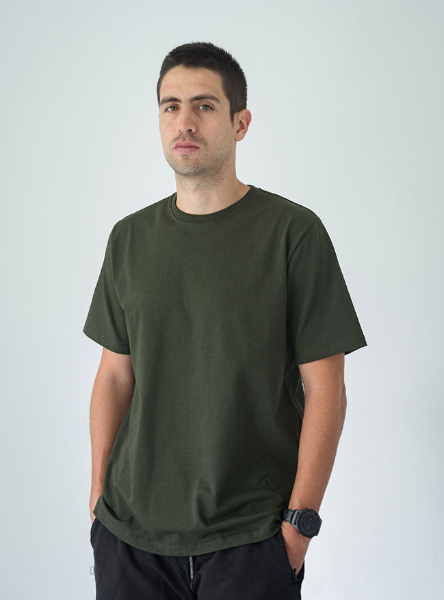 Camiseta Hombre Regular Fit - Militar