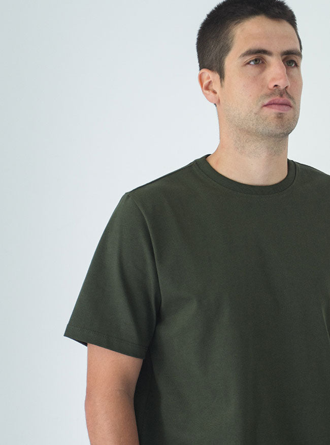 Camiseta Hombre Regular Fit - Militar