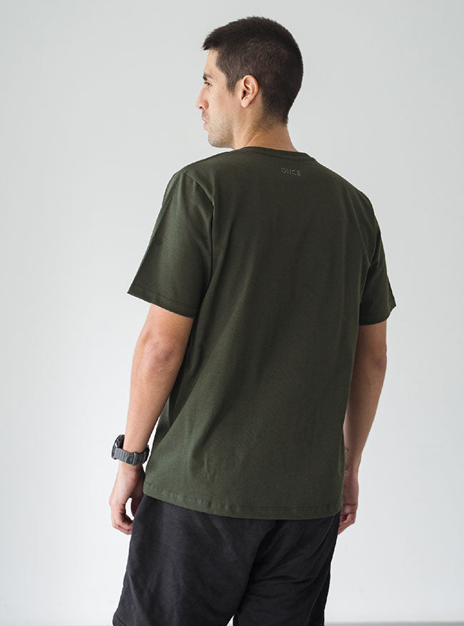 Camiseta Hombre Regular Fit - Militar