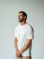 Camiseta Hombre Regular Fit - Marfil