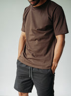 Camiseta Hombre Regular Fit - Brown