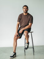 Camiseta Hombre Regular Fit - Brown