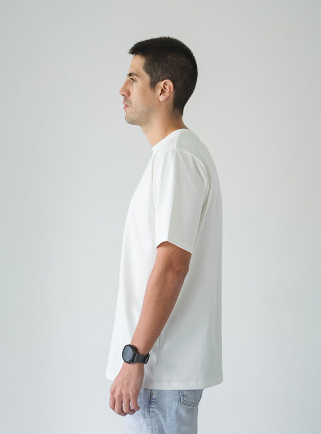 Camiseta Hombre Regular Fit - Marfil