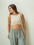 Crop top Soft - Sand
