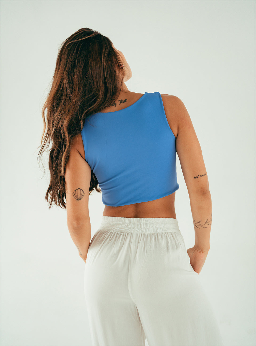 Crop top Soft - Zafiro