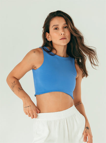 Crop top Soft - Zafiro