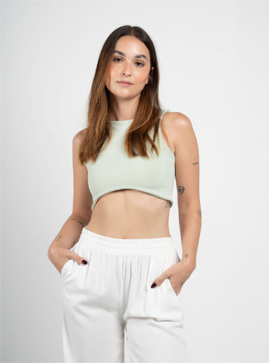 Crop top Soft - Matcha