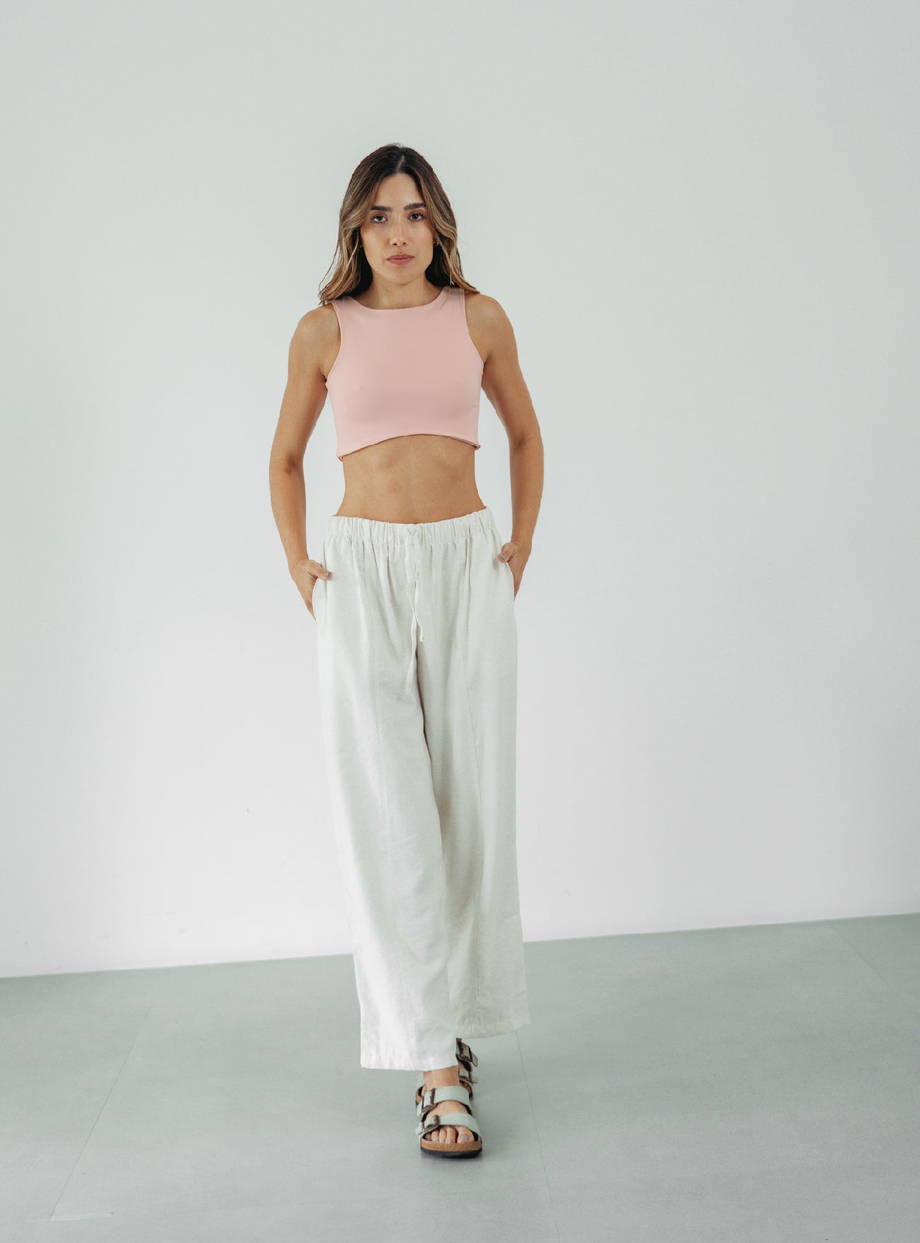 Crop top Soft - Rose