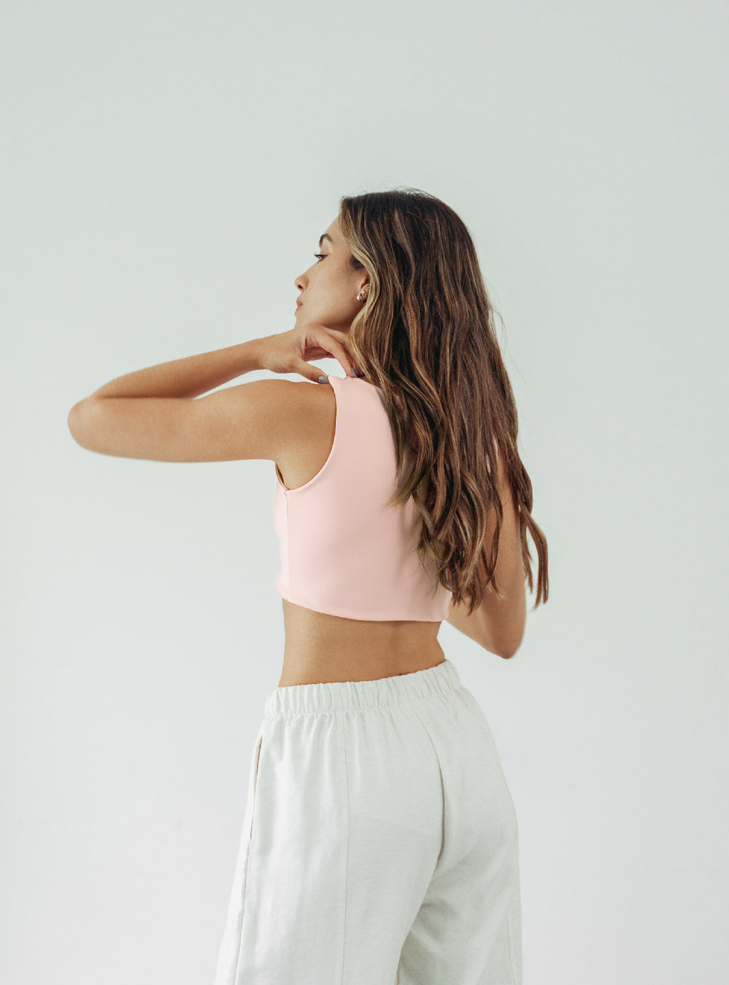 Crop top Soft - Rose