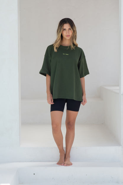 Camiseta Oversize Unisex - Militar Green