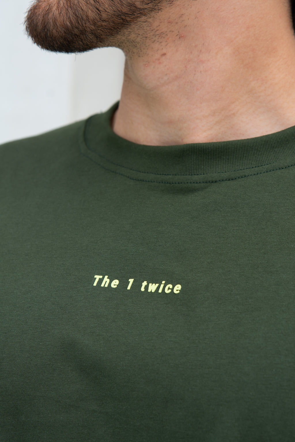 Camiseta Oversize Unisex - Militar Green