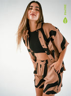 Shirt Breezy Manga Corta - Cocoa