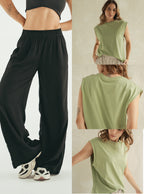 Pack Palazzo Black + Muscle Tee