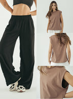 Pack Palazzo Black + Muscle Tee