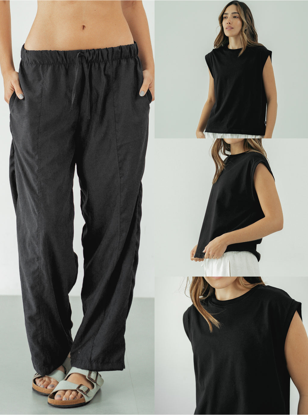 Pack Barrel Black + Muscle Tee