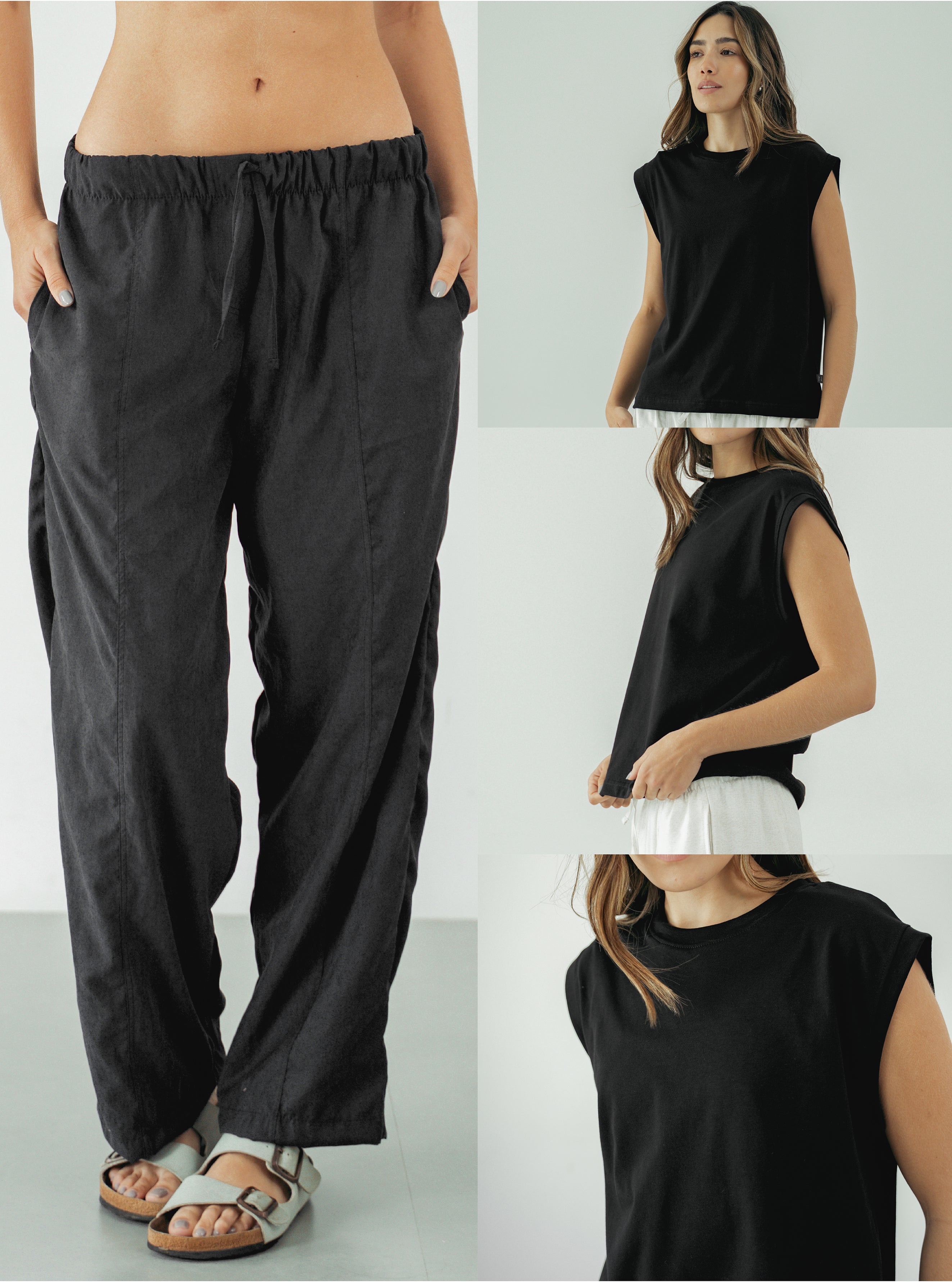 Pack Barrel Black + Muscle Tee