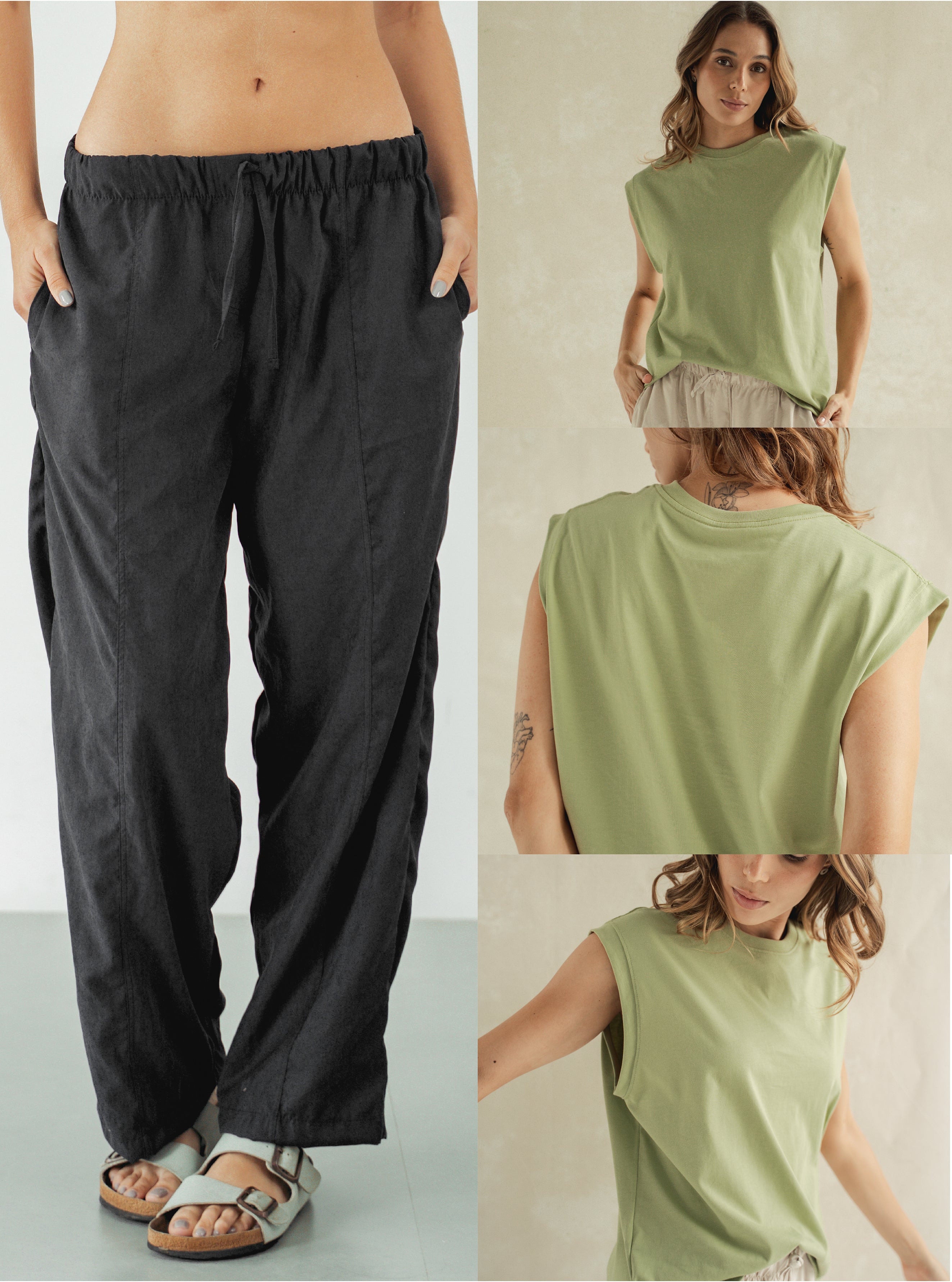 Pack Barrel Black + Muscle Tee