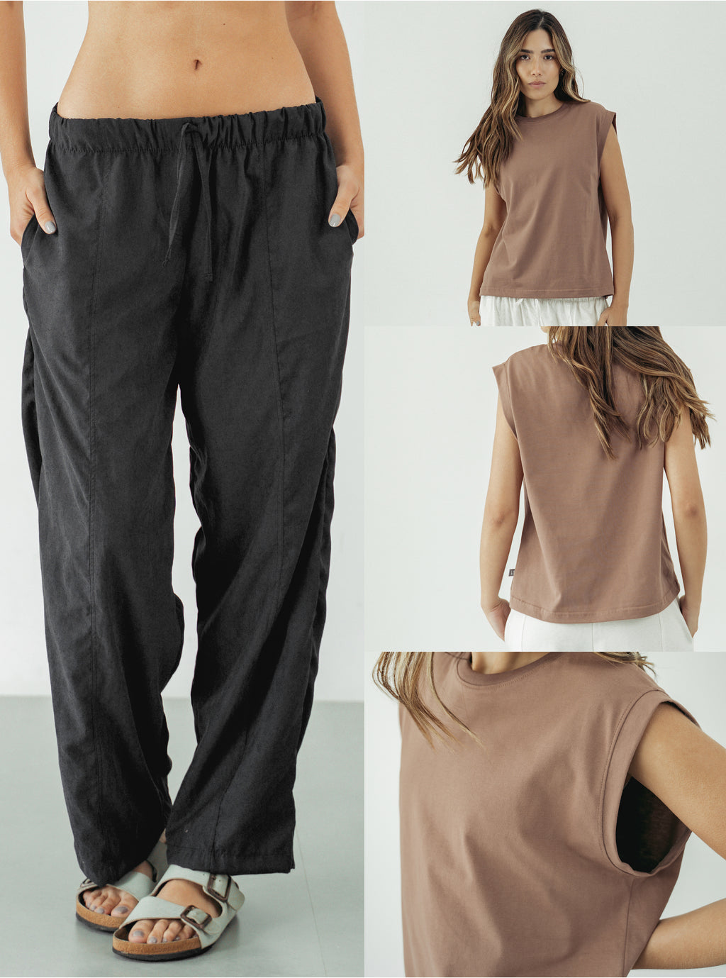Pack Barrel Black + Muscle Tee