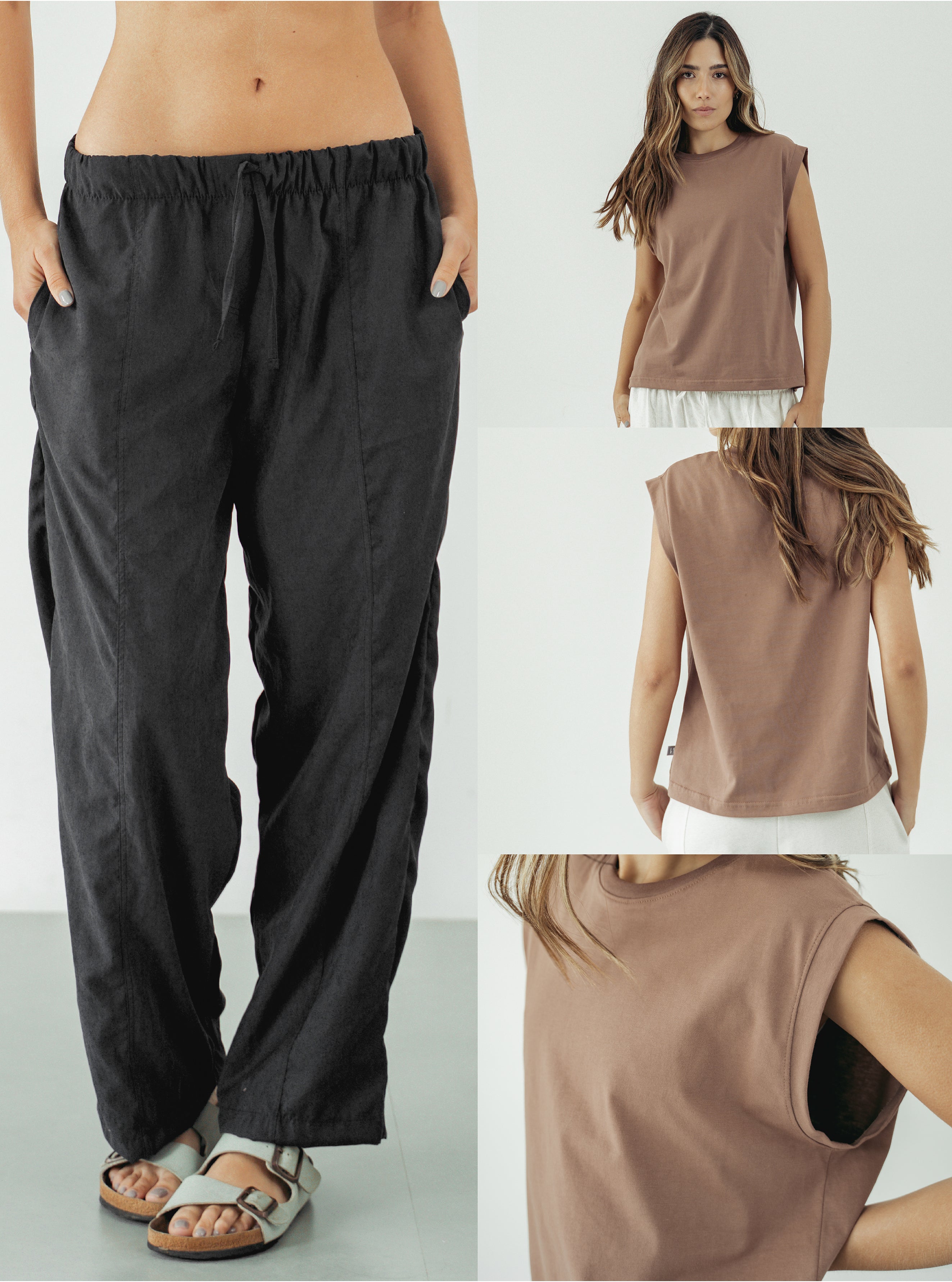 Pack Barrel Black + Muscle Tee