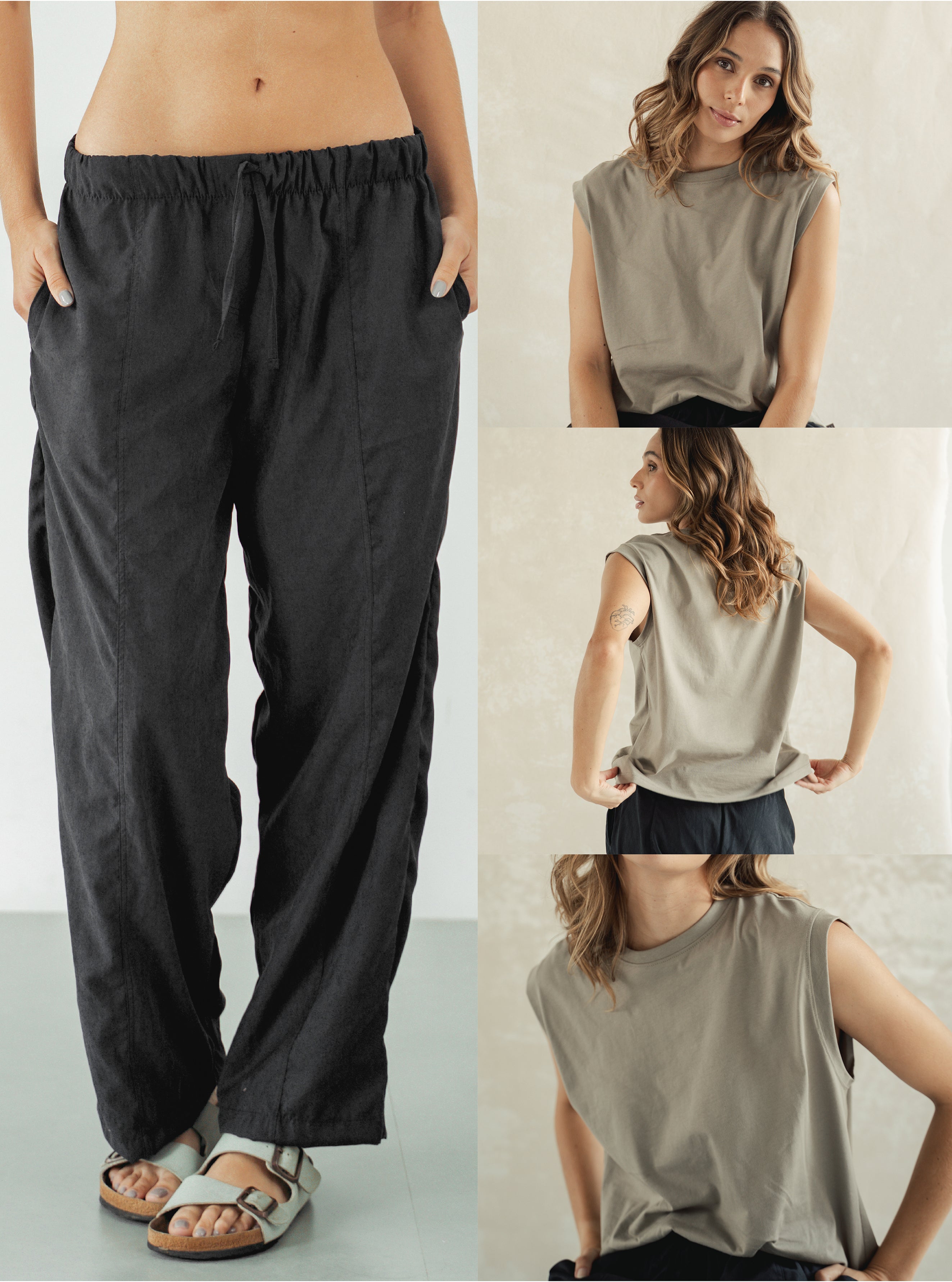 Pack Barrel Black + Muscle Tee