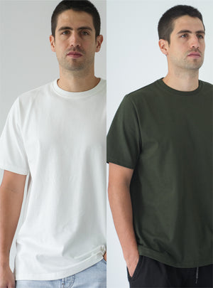 Pack X2 Camisetas Regular Fit Hombre