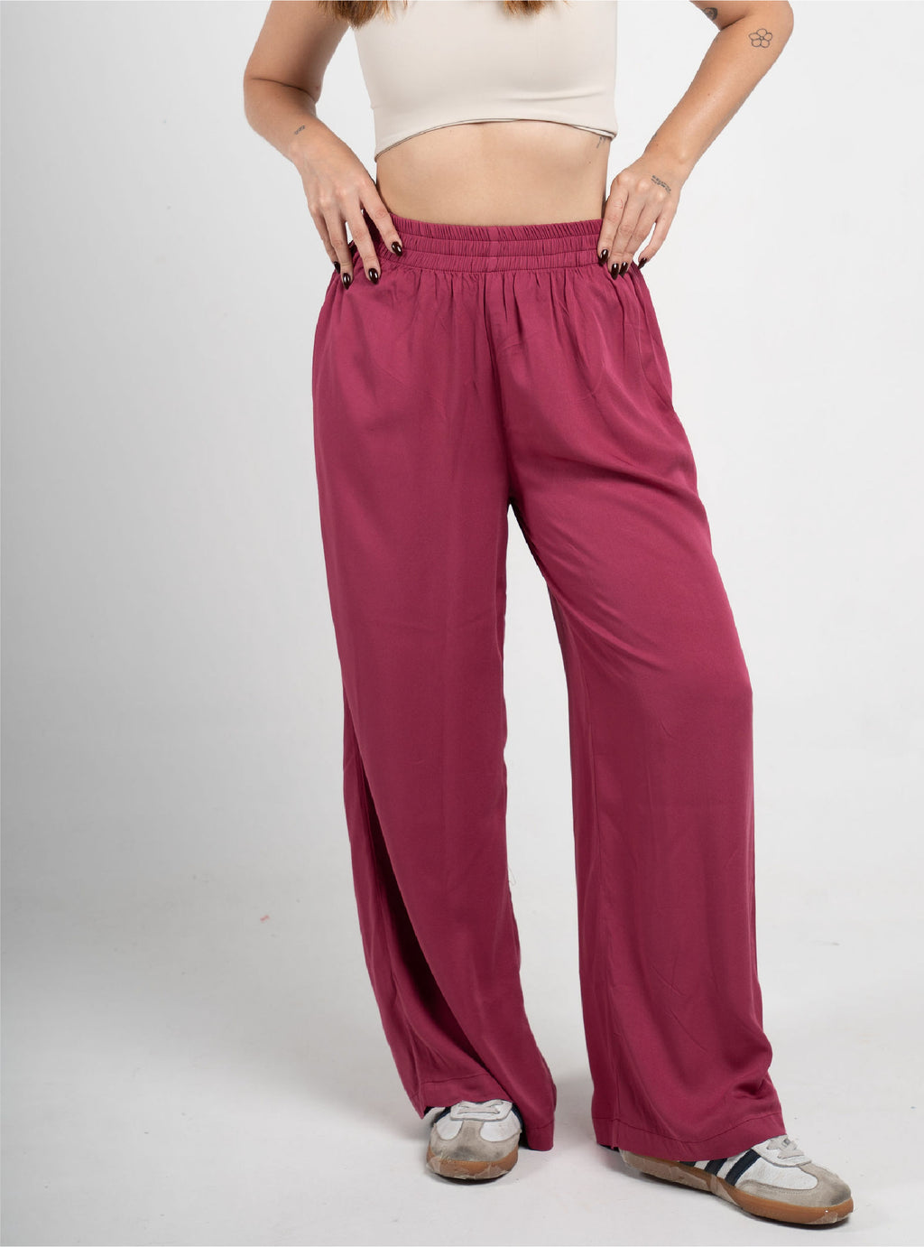 Set Breezy Wine Palazzo