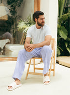 Pantalon Hombre Resort Rayas - Navy