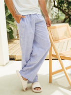 Pijama Pantalon Resort Rayas - Navy
