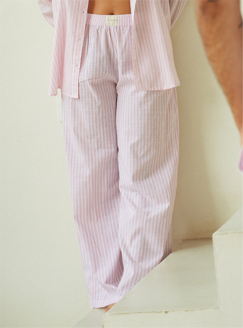 Pantalon Mujer Resort Rayas - Rose