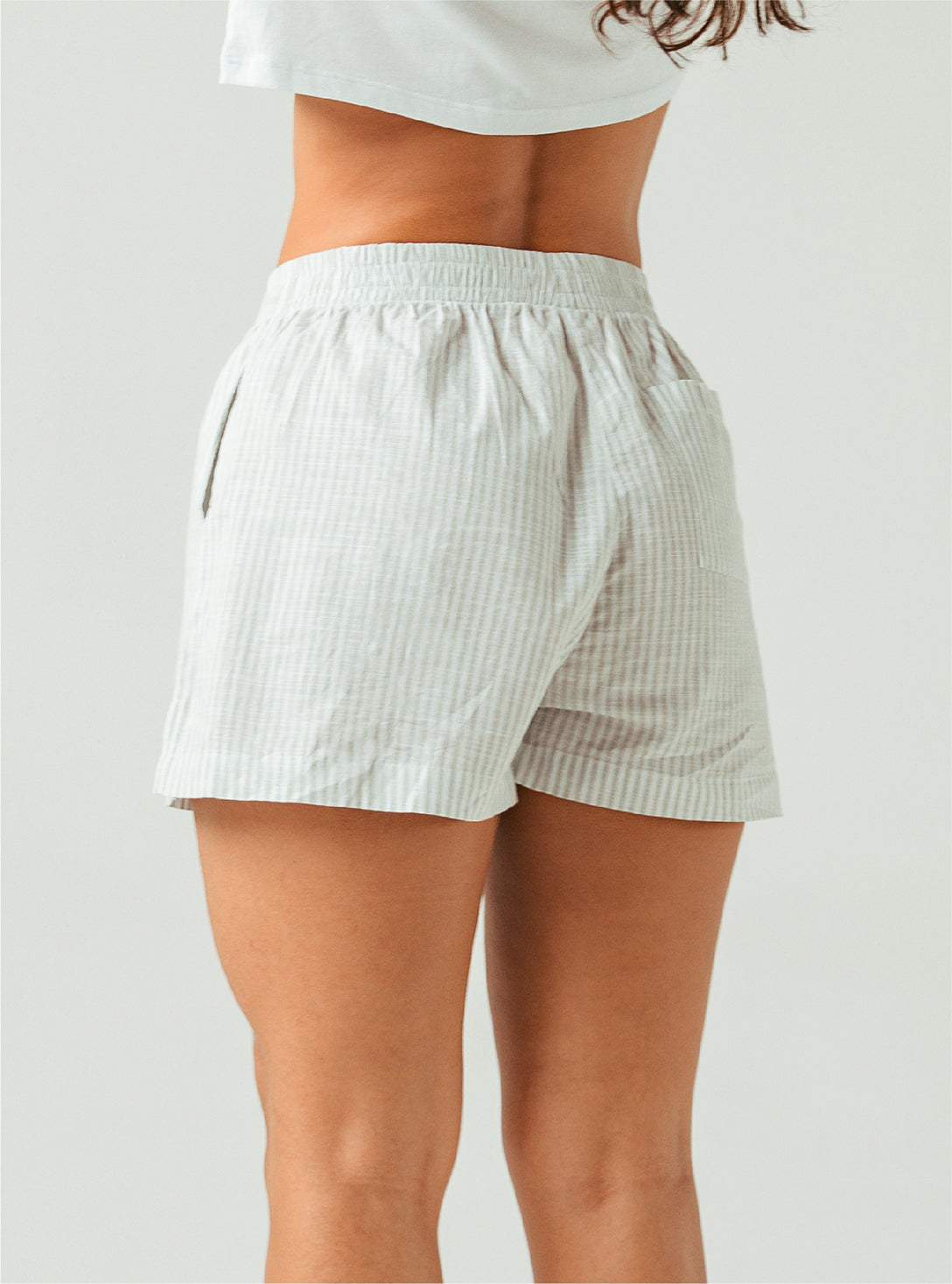 Short Resort Rayas - Lime