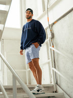 Pijama Pantaloneta Resort Rayas - Navy