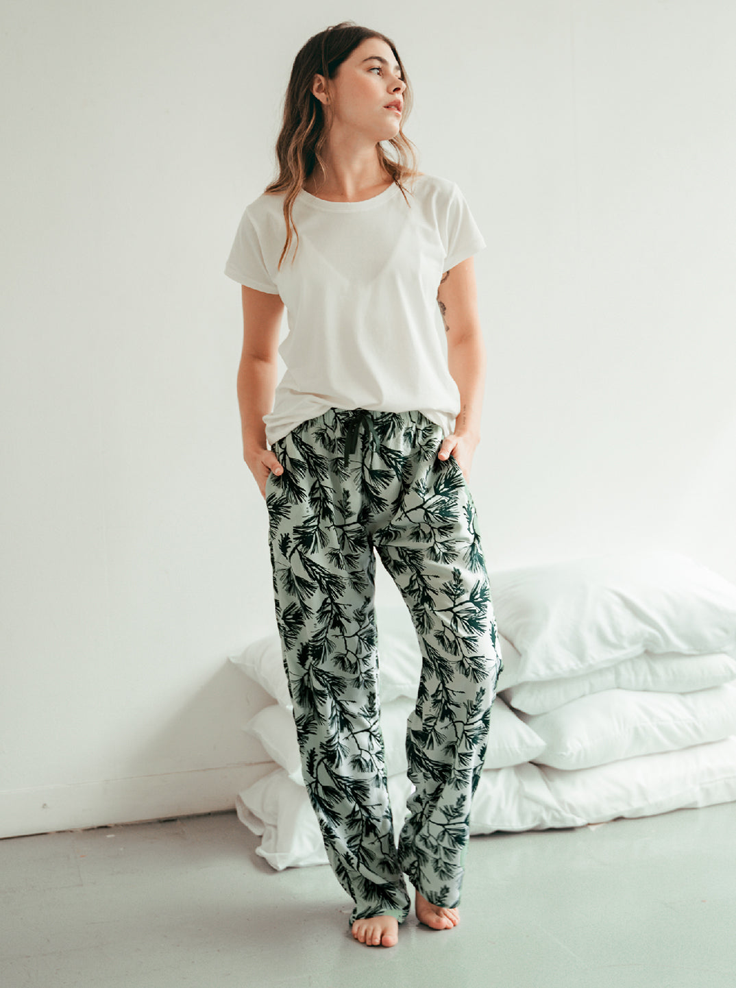 Pijama Pantalón Mujer Palmer Mint